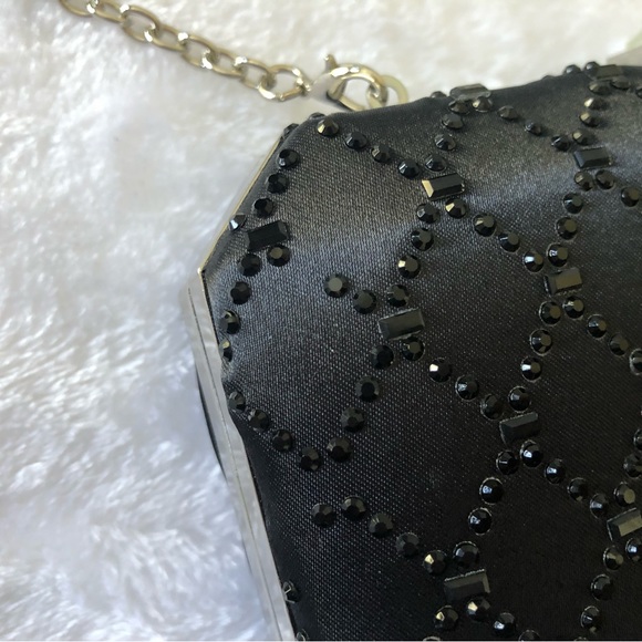 INC International Concepts Sasha Satin Sparkle Clutch - Picture 11 of 12